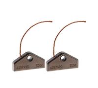 Create idea Paire de balais de charbon pour moteur de sèche-linge 30 x 16 x 4 mm compatible avec Miele 5153702 4490382 6597490 5007