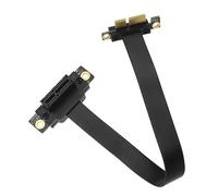 Create idea PCI-E 3.0 1X à 1X 90 degrés Coude Câble d'extension PCI-E 1X Extender Adaptateur Accessoires pour Carte Graphique Carte Son Carte Réseau Filaire 8GB/bsp
