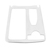 Create idea Porte-gobelet de Rechange pour Console Centrale de Voiture Compatible avec Mercedes Benz Classe C W204 Classe E W212 Cadre en Acier Inoxydable Garniture Couverture Main Gauche, Argent