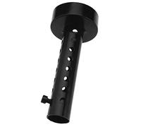 Create idea Pot d'échappement Silencieux arrière moto de 48mm Noir Silencieux d'insertion Baffle Can DB Killer 140mm longueur