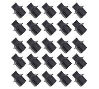 Create idea RJ45 20 x 9 x 6 mm 50PCS PBT Anti-Poussière Capuchon Protecteur Noir Ethernet Hub Port Sourcing Carte Anti-Poussière Bouchon de Prise