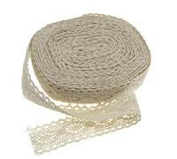 Create idea Ruban dentelle 12M coton Beige Lace Edge Trim Ribbon Craft Vintage Accessoires de mariage