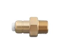 Create idea Soupape de Décharge Thermique NPT 3/8 Po 140 ° F 8 GPM Soupape de Sécurité en Laiton pour Pompe de Nettoyeur Haute Pression Or