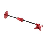 Create idea Support d'antenne GPS pliable en alliage d'aluminium compatible avec drone DJI Naza Pixhawk Rouge
