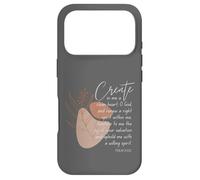 Create in Me A Clean Heart. Psaume 51:10 Coque pour iPhone 17 Pro