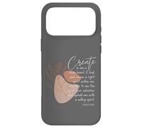 Create in Me A Clean Heart. Psaume 51:10 Coque pour iPhone 17 Pro Max