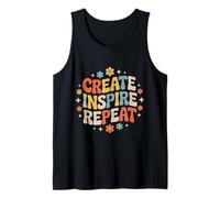 Create Inspire Repeat Motivation Maker Mindset - Débardeur
