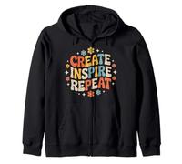Create Inspire Repeat Motivation Maker Mindset - Sweat à Capuche