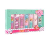 Create It! Kit de gloss à lèvres Candy Swirl - 7 couleurs et saveurs - Maquillage des lèvres.
