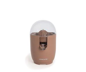 CREATE/JUICER RETRO/Presse-agrumes électrique moka/Comprend deux cônes, système anti-goutte, capacité de 280ml, facile à utiliser et à nettoyer, facile à utiliser et à nettoyer, 90W