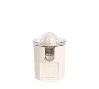 CREATE/JUICER STUDIO/Presse-agrumes électrique blanc cassé/Sans éclaboussures, réservoir de 230 ml, filtre à pulpe, système anti-goutte, 2 cônes amovibles, 100W