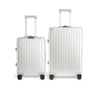 CREATE / Luggage Aluminium/Ensemble de 2 valises rigides/Double Serrure TSA, Roues multidirectionnelles, Organisateur intérieur, étanche, poignée télescopique