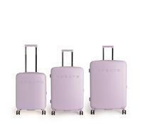 CREATE / Luggage Studio/Set de 3 valises rigides en Polycarbonate Lavande/Serrure TSA, 4 Roues Doubles multidirectionnelles, Organisateur intérieur, poignée télescopique, matériaux résistants