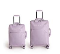 CREATE / Luggage Studio Soft/Set de valises Souples en Polyester Lavande/Serrure TSA, 4 Roues Doubles multidirectionnelles, poignée télescopique, Tissu imperméable, étiquette d'identification
