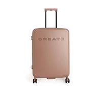 CREATE / Luggage Studio/Valise Rigide en Polycarbonate Moka / 47x27x66cm / Serrure TSA, 4 Roues Doubles multidirectionnelles, Organisateur intérieur, poignée télescopique, matériaux résistants