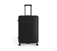 CREATE / Luggage Studio/Valise Rigide en Polycarbonate Noir / 47x27x66cm / Serrure TSA, 4 Roues Doubles multidirectionnelles, Organisateur intérieur, poignée télescopique, matériaux résistants