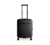 CREATE Luggage Studio/Valise rigide pliable en polycarbonate lavande/cadenas TSA, 4 roues doubles, organiseur intérieur, poignée télescopique, matériaux résistants et durables, Noir , Cabina S