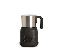 CREATE/MILK FROTHER RETRO/Mousseur et chauffe-lait avec pichet amovible noir/Accessoires rotatifs magnétiques, 350 ml, utilisation à froid ou à chaud, 500 W