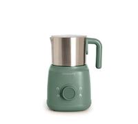CREATE/MILK FROTHER RETRO/Mousseur et chauffe-lait avec pichet amovible vert sauge/Accessoires rotatifs magnétiques, 350 ml, utilisation à froid ou à chaud, 500 W
