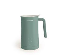 CREATE/MILK FROTHER STUDIO/Mousseur à lait électrique vert sauge/Écran tactile, 4 programmes automatiques, système de sécurité, 350ml, utilisation à chaud et à froid, 400 Watt