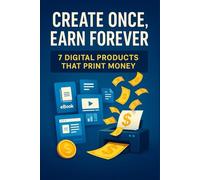 Create Once, Earn Forever: 7 Digital Products That Print Money: Step-by-Step Guide to Building Passive Income by Creating and Selling Digital Products Online - No Tech Skills Required