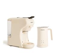 CREATE / PACK POTTS STYLANCE + MILKFROTHER/Machine à expresso multi-capsules + Mousseur lait et chocolat, Blanc cassé