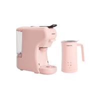 CREATE / PACK POTTS STYLANCE + MILKFROTHER/Machine à expresso multi-capsules + Mousseur lait et chocolat, Rose pastel