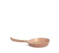 CREATE / PAN STUDIO/Poêle en aluminium moulé Ø24cm avec revêtement céramique moka/Poignée en bakélite, compatible avec tous types de cuisinières, résistante et durable, sans PFOA