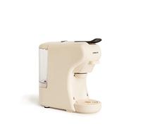 CREATE / POTTS STYLANCE/Machine à café multicapsules express et café moulu Blanc cassé / 19 bars, programmable, légère et compacte, réservoir 600ml, système Thermoblock,1450 W