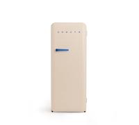 CREATE / RETRO FRIDGE 150 COBALTO/Réfrigérateur sable avec poignée bleu cobalt et congélateur 281L / 102W, faible consommation, 150 cm, 3 étagères, régulateur de température, 60x60x150 cm
