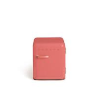 CREATE / RETRO FRIDGE 50 TERRACOTA/Réfrigérateur brique poignée brique/ 85W, minibar, une étagère, design rétro, 50 cm, deux étagères, capacité de 48L, basse consommation, 50x44x49,8 cm