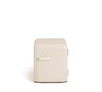 CREATE / RETRO FRIDGE 50 WHITE/Réfrigérateur blanc cassé poignée blanc cassé/ 85W, minibar, une étagère, design rétro, 50 cm, deux étagères, capacité de 48L, basse consommation, 50x44x49,8 cm