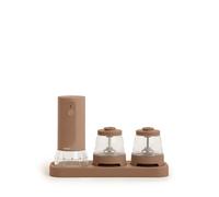 CREATE/SPICE GRINDER STUDIO PRO/Moulin électrique à épices moka/Deux contenants interchangeables, réglage de mouture, lames en céramique, corps en acier, 3,7W