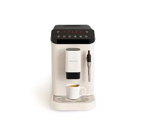 CREATE / THERA MATIC TOUCH/Cafetière super-automatique blanc cassé / 20 bars, réservoir de 1,5L, bac à grains de café de 180g, bras vapeur, panneau de contrôle tactile, 1350W
