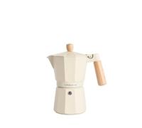 THERA MOKA RETRO - Cafetière Italienne Blanc Cassé