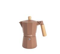 CREATE THERA MOKA RETRO/Cafetière italienne avec adaptateur pour induction moca, capacité de 9 tasses, aluminium, 450 ml, valve de sécurité, convient pour gaz, cuisinière électrique ou vitro