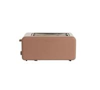 CREATE/TOAST RETRO XL/Grille-pain Moka / 6 niveaux de puissance, tiroir ramasse-miettes, thermostat, décongélation, réchauffage, 2 fentes pour tranches larges, 1500W
