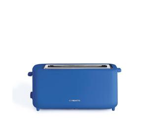 CREATE/TOAST STUDIO XL/Grille-pain Bleu Cobalt / 6 niveaux de puissance, tiroir ramasse-miettes, thermostat, décongélation, réchauffage, système de sécurité, 750W