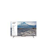 CREATE / TV Color Studio/Téléviseur Smart TV QLED 4K 43" Noir/Écran antireflet, Finition Mate, contrôle Vocal, capteur de luminosité, Dolby Atmos, Low Blue Light & Flicker Free, HDMI TM