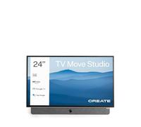 TV MOVE STUDIO - Téléviseur Intelligent Portable 24" Avec Batterie Et Écran Antireflet Blanc
