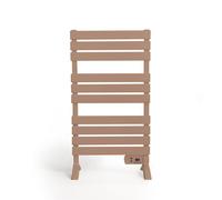 WARM TOWEL - Sèche-serviettes électrique au sol ou mural 500W - Moka