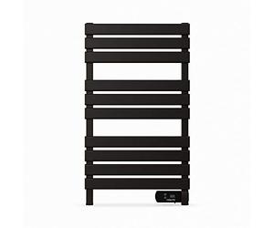 CREATE / Warm Towel 500W / Sèche-Serviettes électrique Noir / 96,9x5x55 cm/pour Sol ou Mur, minuterie, écran LCD, Faible consommation, temporisateur