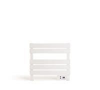 CREATE / Warm Towel Mini/Porte-Serviettes électrique sur Pied ou Mural Blanc sans Pieds / 52,3x8x55,8cm / Faible consommation, sèche-Serviettes, Silencieux, Ultra-Fin, 150 W
