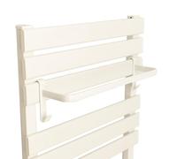 CREATE / WARMTOWEL Pro + Étagère/Radiateur Porte-Serviettes avec Chauffage et Wi-FI avec étagère 1 Barre avec Crochets Blanc / 101x13x55 cm / 1500 W, 2 puissances