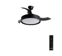 WIND CLEAR EDGE - Ventilateur De Plafond Silencieux 40 W Ø107 Cm Avec Pales Rétractables Et Lumière LED Télécommande