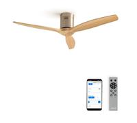CREATE Ventilateur de plafond WIND CALM – Silencieux 40W, pales ABS de tailles variées, sans lumière