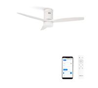 CREATE / WINDCALM NATURAL WOOD M/Ventilateur de plafond avec lumière blanc avec WiFi et télécommande / 40W, Minuterie, Ø132 cm, 6 vitesses, 3 températures de lumière, fonction été-hiver
