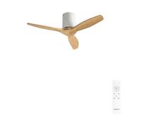 WIND CALM - Ventilateur De Plafond Silencieux 40W Avec Pales Techniques En ABS De Différentes Tailles Sans Lumière