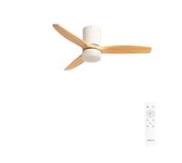 CREATE Ventilateur de plafond WIND CALM – Silencieux 40W, pales ABS de tailles variées, télécommande
