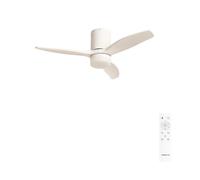 CREATE Ventilateur de plafond WIND CALM Silencieux 40W Pales ABS Télécommande